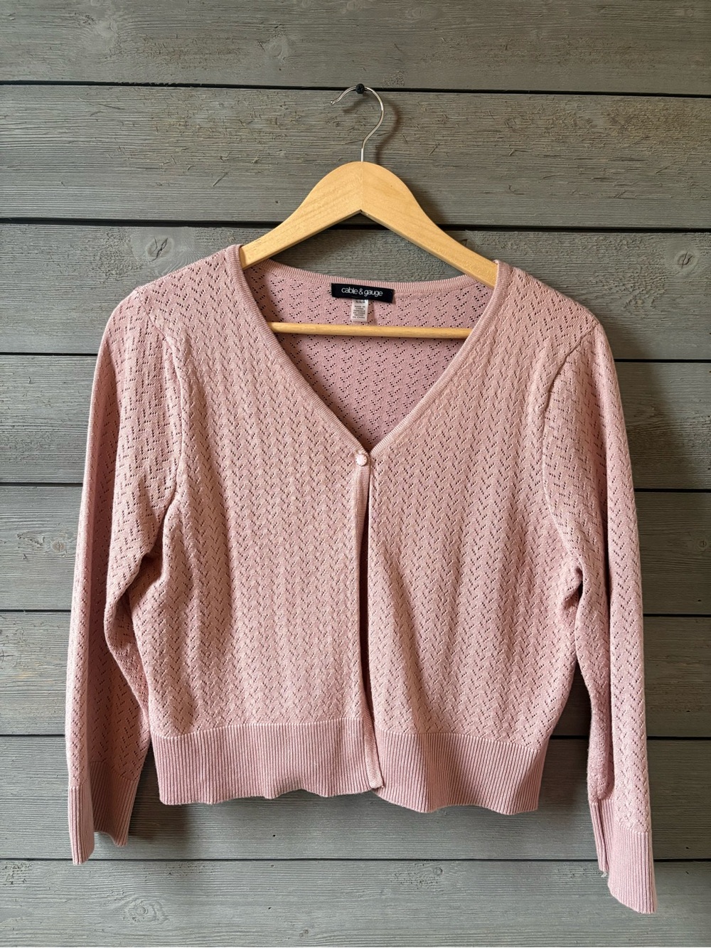 Cable & Gauge Summer Cardigan